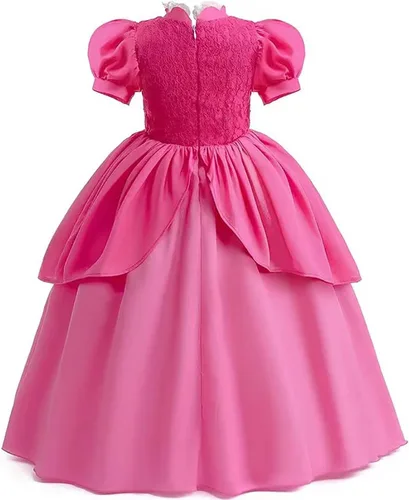 Vista 2 de Disfraz de princesa para niñas, disfraz para fiesta de cumpleaños