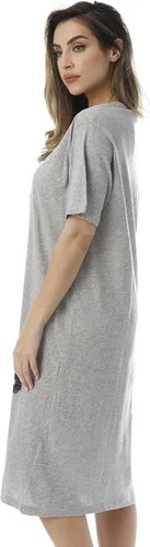 Vista 2 de Just Love Camisón de Navidad de manga corta para dormir para mujer