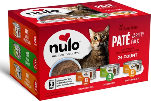 Vista 16 de Nulo Receta de Ternera y Cordero Paté - Comida húmeda enlatada para gatos, 5.5 onzas (paquete de 24)