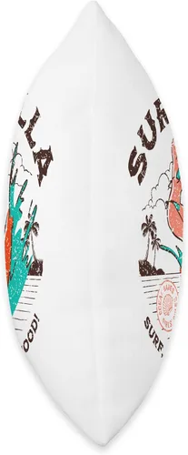 Vista 2 de High Tide Threads Surferella Sun Sisterhood Surfing - Almohada para surfista, 16 x 16 pulgadas, multicolor