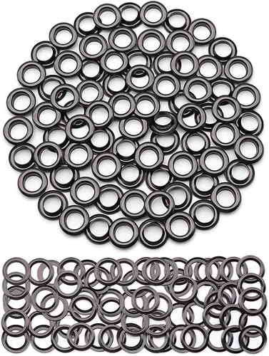 Vista 40 de SEMINI 800 Sets 4 Colors 6mm Grommet Eyelet Kit with Install Tool Kit