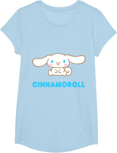 Vista 22 de Cinnamoroll Character Front and Back T-Shirt S Negro