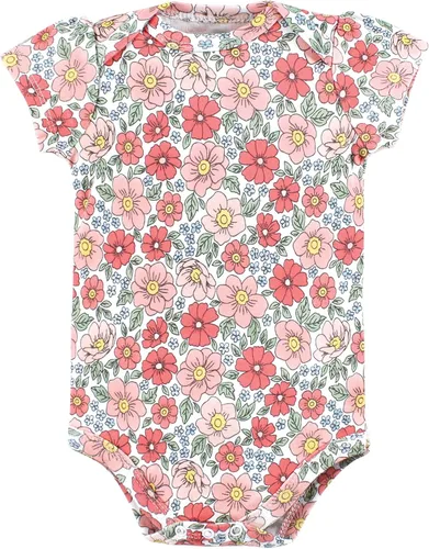 Vista 308 de Hudson Baby baby-girls Cotton Bodysuits 3-pack