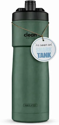 Vista 9 de THE CLEAN HYDRATION COMPANY - Botella de agua deportiva de 20 onzas, botella de agua aislada para bicicleta con boquilla fácil de limpiar, fácil