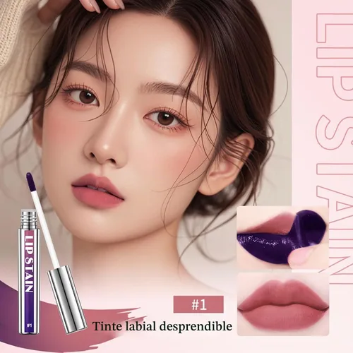 Vista 2 de 3 unidades de tinte de labios despegable, tinte de labios de larga duración, delineador de labios impermeable, delineador de labios que se despega