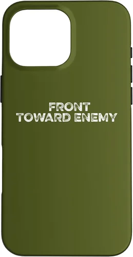 Vista 19 de Funda para iPhone 16 frente a la mina enemiga militar veterano ejército Claymore Mines Case