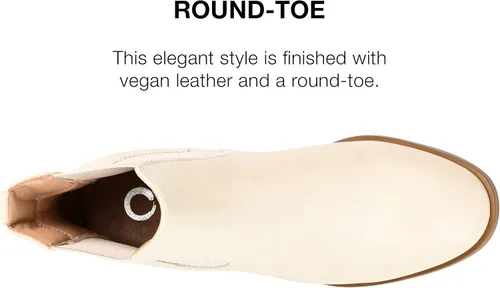 Vista 4 de Journee Collection Chayse Tru Comfort - Botines de espuma con tacón apilado para mujer