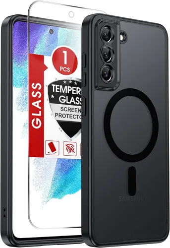 Vista 160 de LeYi Funda para teléfono Samsung-S23: protector de pantalla e imán MagSafe Púrpura