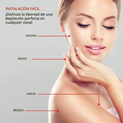Vista 6 de tuokiy Cabezales de repuesto para removedor de cabello Flawless Gen 2 Dorado