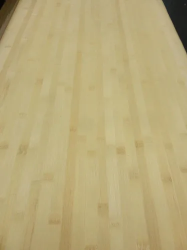 Vista 5 de Chapa de madera de caña ancha rubia natural de bambú 24" x 48" en la parte trasera fina de vellón VH