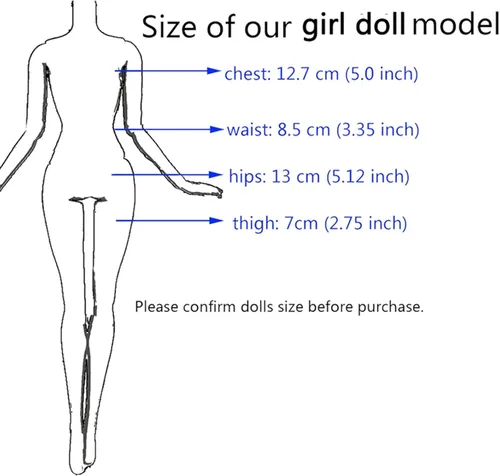Vista 7 de Mini vestido de bola de 6 piezas para muñeca de 11.5 pulgadas