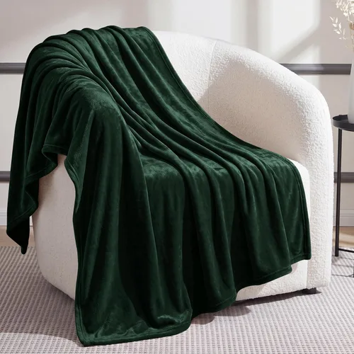 Vista 47 de Utopia Bedding Manta de forro polar negro, tamaño individual, ligera, mullida, suave, antiestática de microfibra (60 x 80 pulgadas)