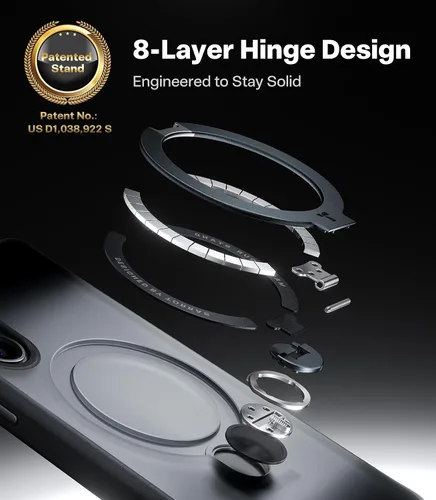 Vista 4 de TORRAS Q3 Spin - Funda para Samsung Galaxy S26, soporte magnético 360