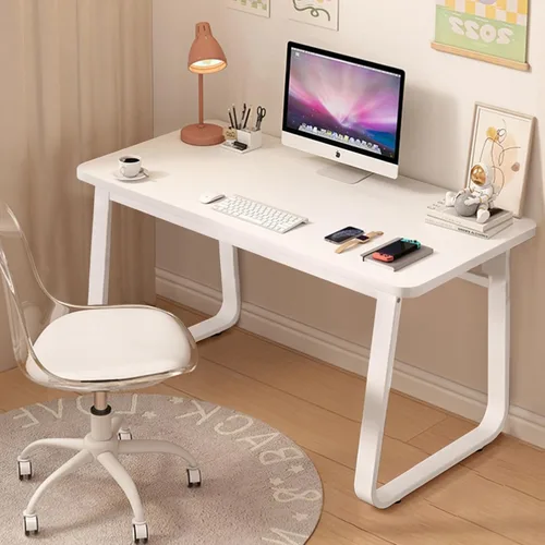 Vista 16 de Escritorio de Computadora de Estilo Moderno Simple para Oficina en Casa, Mesa de Escritura Pequeña de 47.2 Pulgadas para Escritorio o Dormitorio