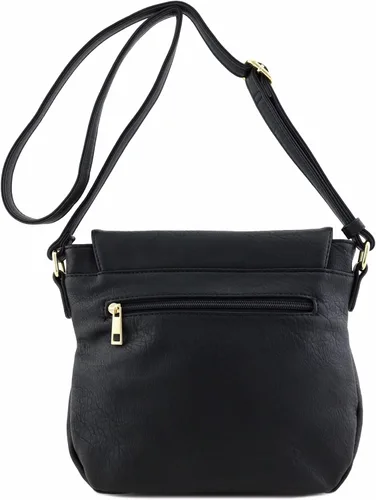 Vista 6 de Accent - Bolso cruzado con borlas y solapa superior