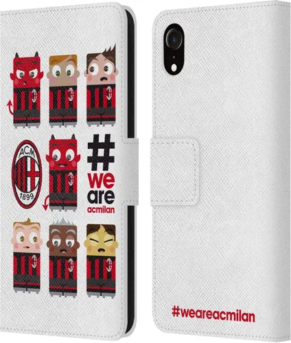 Vista 15 de Head Case Designs Officially Licensed AC Milan Dream Big Children Leather Wallet Case Compatible with Apple iPhone 11