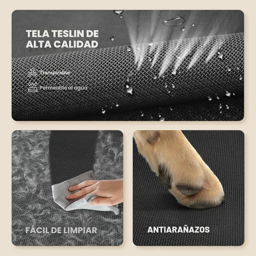 Vista 5 de Czpalo - Cama elevada para perros, cama elevada para exteriores para perros de tamaño mediano, cuna portátil para mascotas con malla transpirable