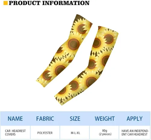 Vista 2 de FOR U DESIGNS Arm Sleeves for Men and Women,Tattoo Cover Up Sun Protection