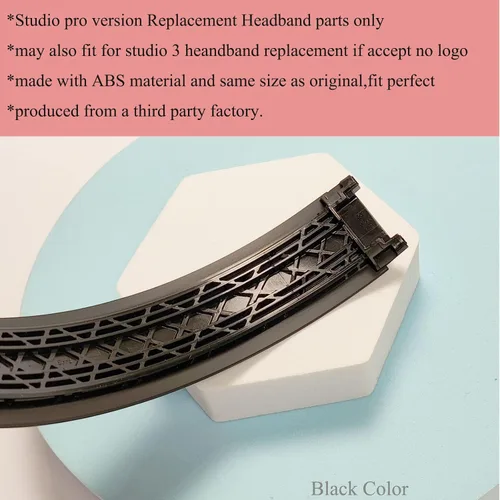 Vista 3 de Studio Pro - Accesorios de repuesto para banda de cabeza, auriculares inalámbricos Studio Pro con kit de reparación (negro)