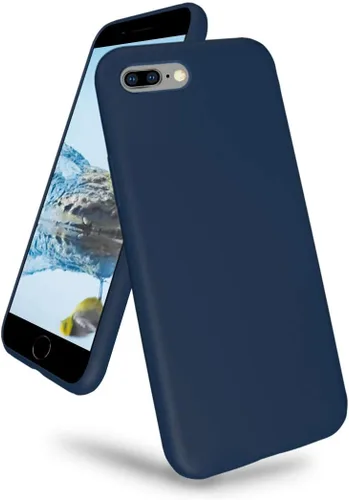 Vista 18 de Funda compatible con iPhone 8 Plus/7 Plus (5.5 pulgadas), [protección contra caídas] [arañazos] de silicona líquida a prueba de golpes, antihuellas