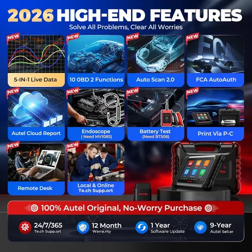 Vista 7 de Autel MaxiCheck MX808S-TS, 2023 US Ver of MaxiCOM MK808S-TS MK808Z-TS, Android 11 TPMS Programación Relearn Activate Tool, Bidireccional