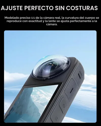 Vista 3 de Funda protectora de lente premium para Insta360 X4 Protector de lente