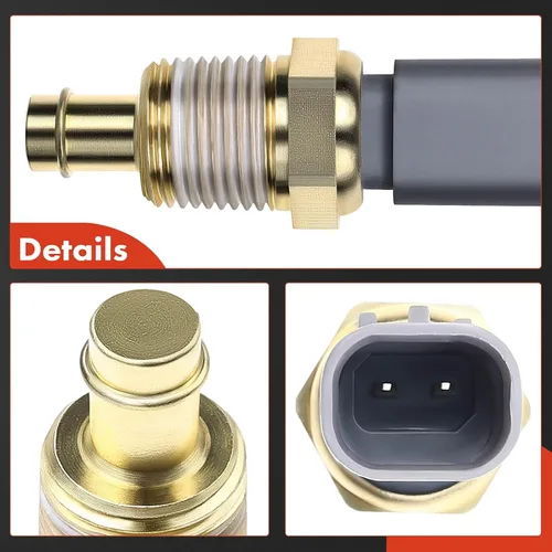 Vista 7 de A-Premium Sensor de temperatura del refrigerante del motor compatible con Dodge Grand Caravan 08-19 Ram 1500 2500 3500 Challenger Durango Journey