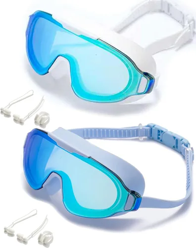 Vista 7 de Seasprint - Gafas de natación antivaho de gran angular