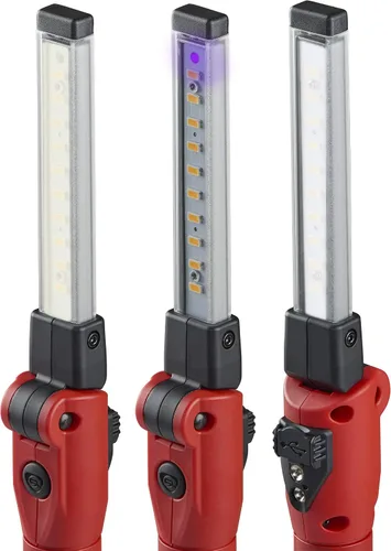 Vista 2 de Streamlight 74850 Strion Switchblade - Luz de trabajo LED multifunción compacta recargable de 500 lúmenes con tecnología Color-Rite y cable USB