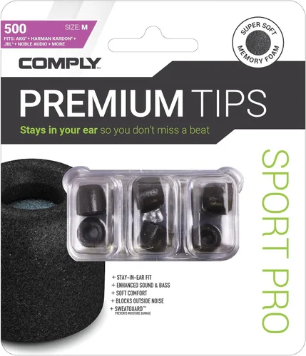 Vista 5 de Almohadilla para audífono de espuma premium Comply, para profesionales del deporte por Jaybird 500 S