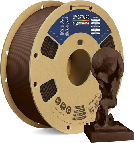 Vista 59 de Overture PLA Plus (PLA+) Filamento de 1/16 pulgadas, dureza mejorada con rollo PLA, con superficie de construcción 3D de 7.87 × 7.87 pulgadas, PLA