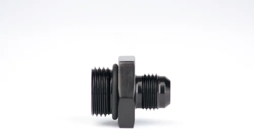 Vista 10 de Aeromotive 15608 Aluminio anodizado negro -10AN macho conector de combustible con rosca estriada