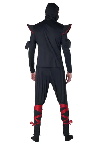 Vista 3 de Disfraz de Ninja Sigiloso para Hombre Multicolor