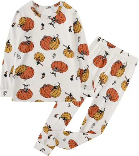 Vista 29 de Owlivia Conjunto de pijama para niños pequeños de 12 meses a 8 años Conejo A-gris