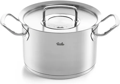 Vista 7 de Fissler Original-Profi Collection Rondeau de acero inoxidable de 1.5 cuartos de galón con tapa de metal
