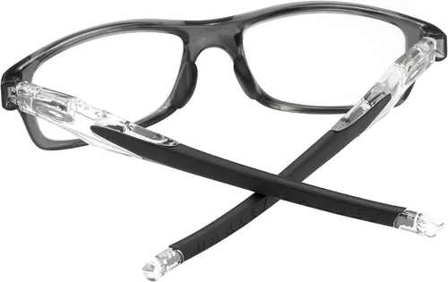 Vista 4 de BroLizard Brazos de repuesto para marco transparente satinado Oakley Crosslink Glass - A