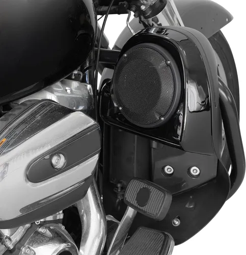 Vista 8 de TCT-MOTORPARTS Cubierta de parrilla de altavoz con tapa de alforja de 6.5 pulgadas para Harley Touring Electra Glide 1983-2023