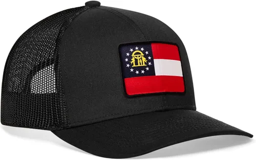 Vista 32 de HAKA Gorra de béisbol unisex con diseño de bandera del estado Gorra de béisbol de malla de camionero