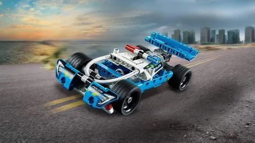 Vista 3 de LEGO Technic Police Pursuit 42091 - Kit de construcción (120 piezas)