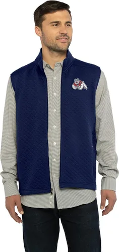 Vista 75 de Vantage Apparel Chaleco Acolchado con Cremallera Completa Universitario para Hombre