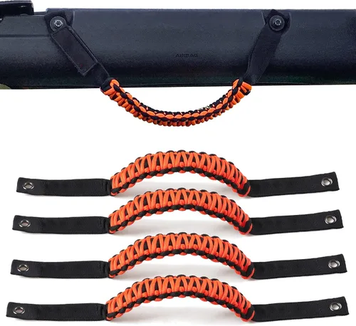 Vista 32 de Asas de agarre de barra antivuelco para Ford Bronco 2021 2022 2023 2024 2025 2 accesorios de 2 puertas y 4 puertas, mango de agarre de paracaídas