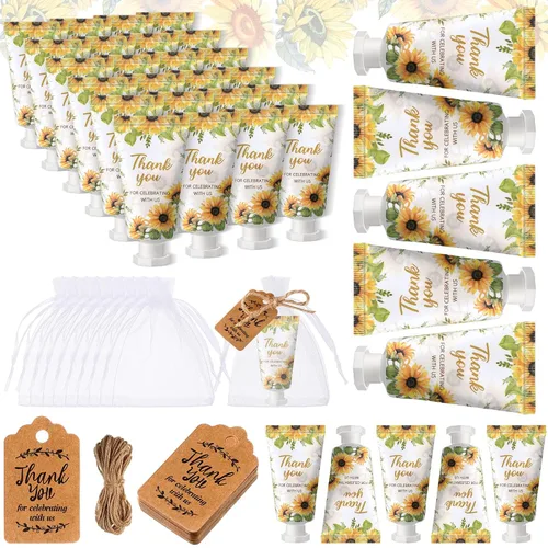 Vista 9 de 48 Juegos de Crema de Manos de Flores Silvestres para Baby Shower Regalos Obsequios de Fiesta de Crema de Manos para Invitados Regalo de Flores
