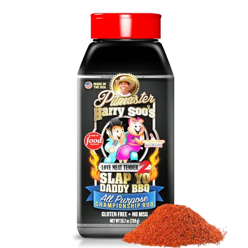 Vista 20 de Slap Yo Daddy BBQ Rub Seasoning, California Style Santa María – Condimento de Santa María galardonado de PItmaster Harry Soo – Savory SPG Rub