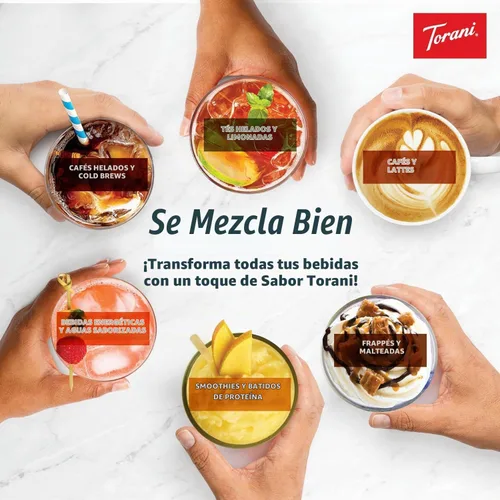 Vista 7 de Torani Paquetes variados de jarabe, favoritos de café sin azúcar, botella de 25.4 onzas líquidas (paquete de 4)