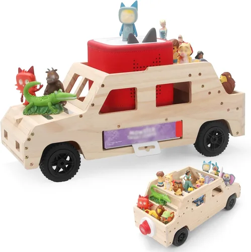 Vista 17 de para Caja Organizadora de Estantería Tonie, para Estante Magnético Tonie, Compatible con Caja Tonie Box 1/2 Reproductor, Figuras de Personajes