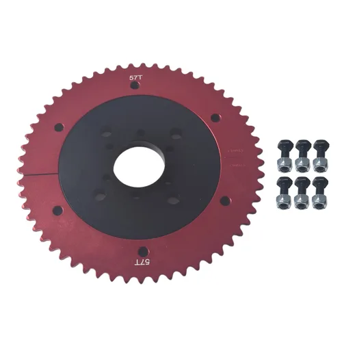 Vista 10 de Piñón dividido universal de cadena 35 de 53T con adaptador para Predator 212cc 196cc 79cc Go Kart Mini Bike CT200U-EX CT200U BT200X CT100U MB200