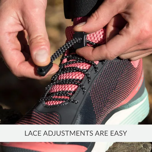 Vista 4 de Nathan Cordones elásticos sin ataduras para correr y deportes activos