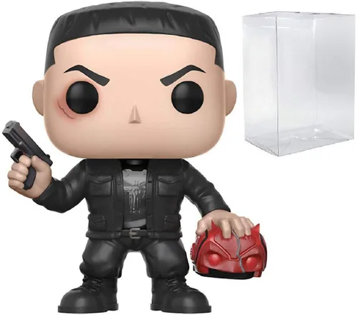 Vista 3 de Muñeco con cabeza en movimiento de Funko POP! Figura de acción de Daredevil, Estándar, Negro