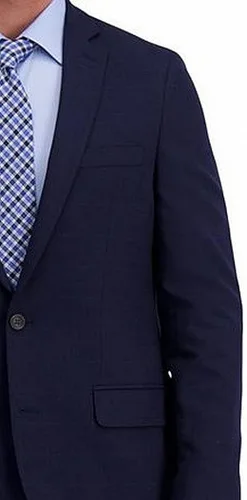 Vista 3 de Haggar Traje de corte ajustado elástico prémium para hombre, pantalones y chaquetas