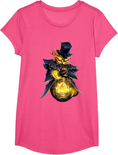 Vista 22 de Halloween Pumpkin Scary Jack O Lantern Boy Girl Men Women T-Shirt Negro